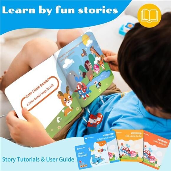 A3 Coding Robot for Kids, Multiple Sensors Coding Block STEM Building Set Toys - Picture 2 of 6